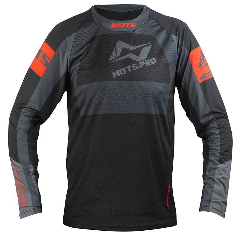 Bild von Trial Jersey Mots Step 7 schwarz Modell 2024